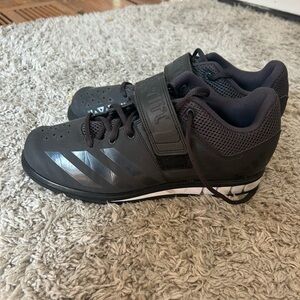 Adidas Powerlift Shoes, black, size 9, like new